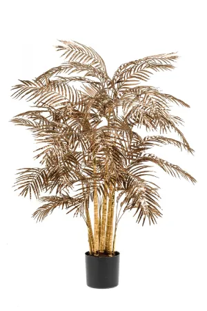 Artificial Metallic Tropical Plant | Emerald Areca