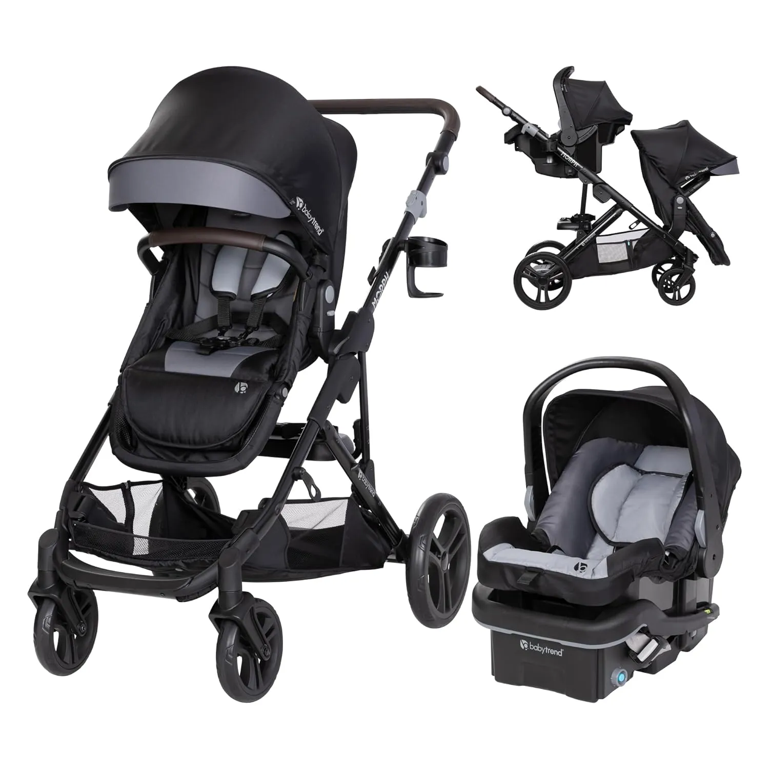 Baby Trend Morph Single to Double Modular Travel System