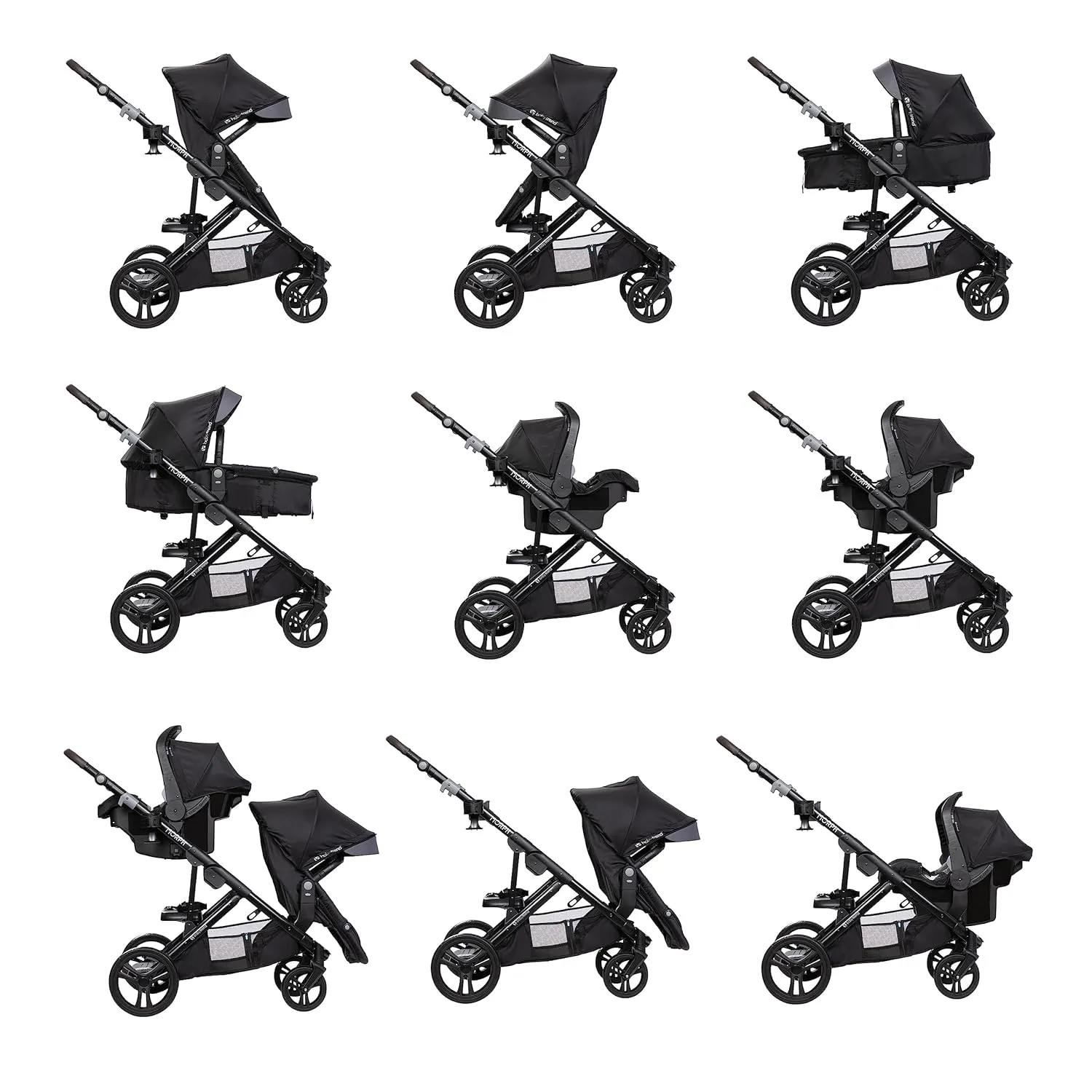 Baby Trend Morph Single to Double Modular Travel System