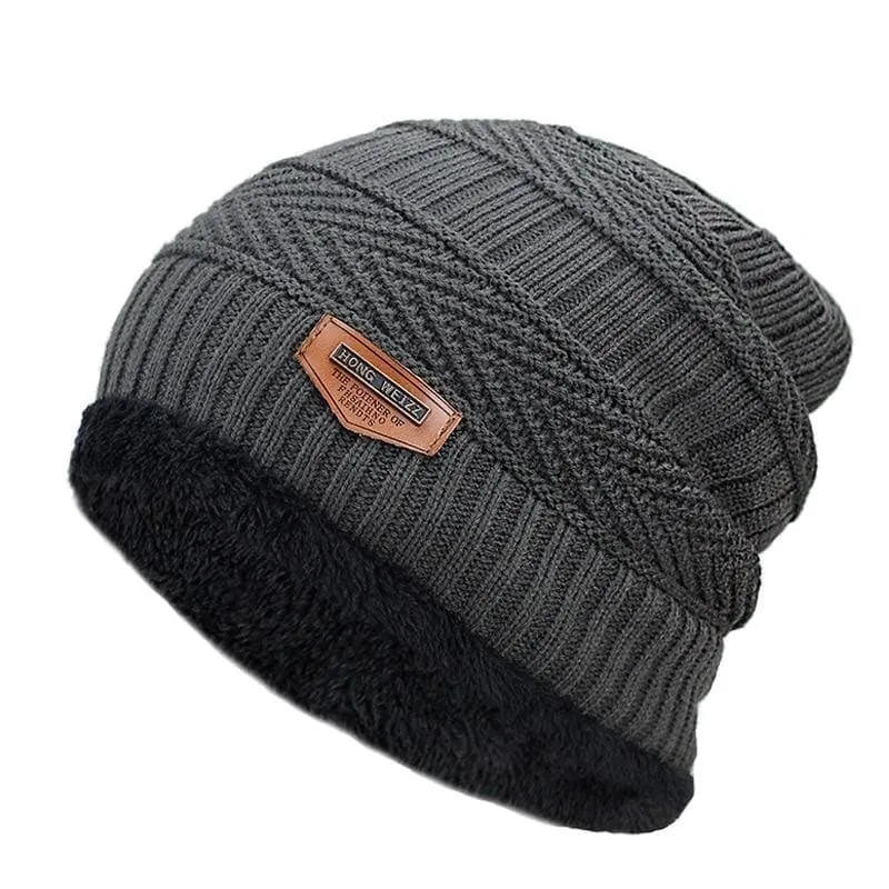 Beanies Knit Winter Cap For Man