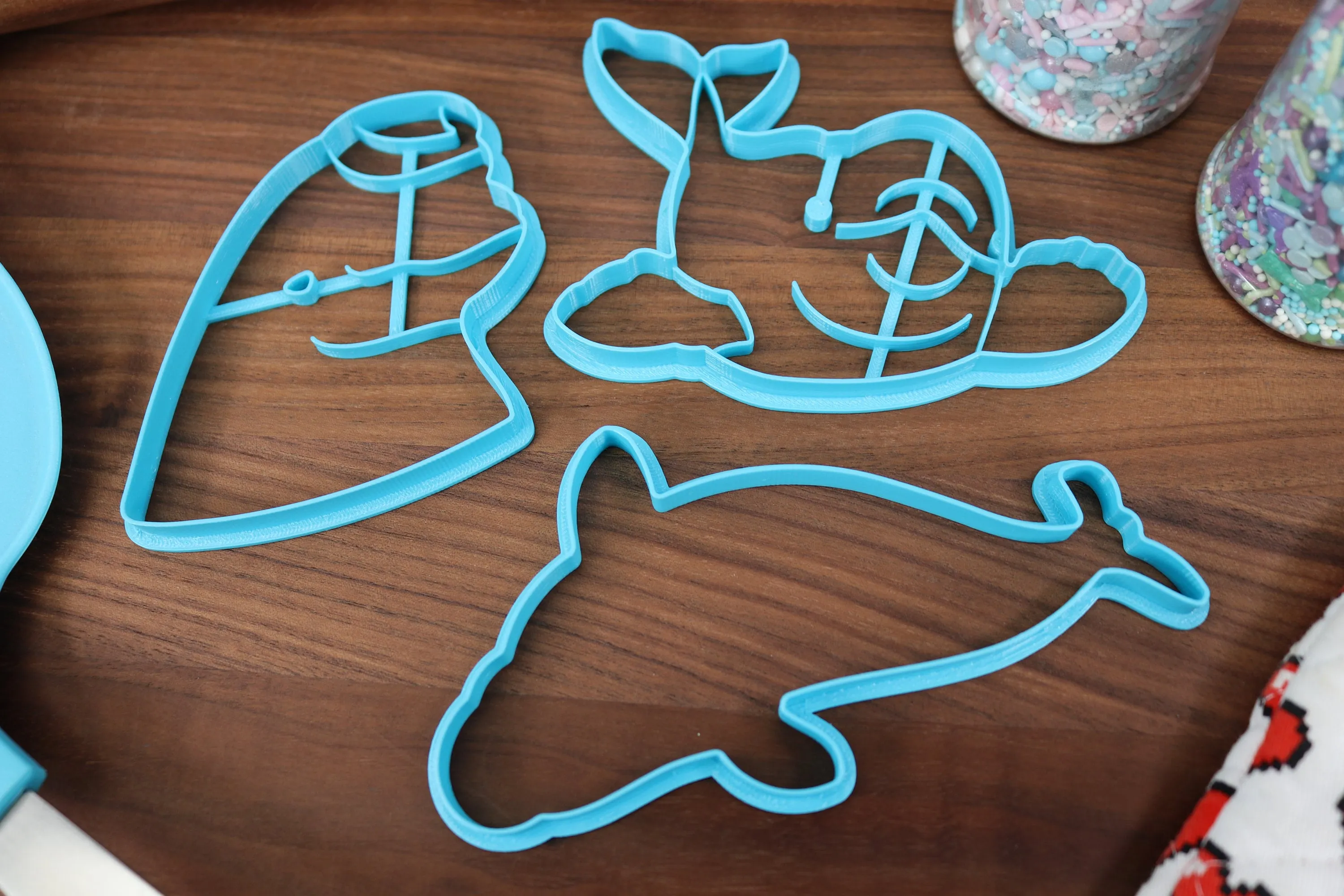 Blissful Belugas Cookie Cutters - Beluga Face, Beluga Outline, Beret Beluga, Detailed Beluga, Staring Beluga