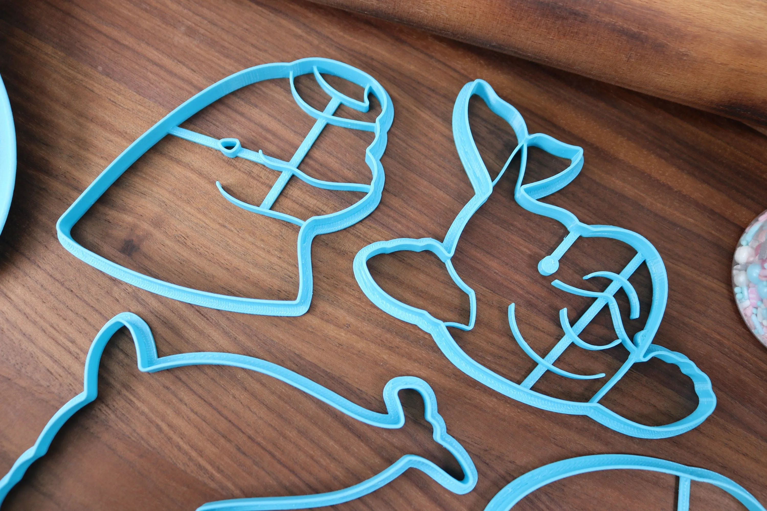 Blissful Belugas Cookie Cutters - Beluga Face, Beluga Outline, Beret Beluga, Detailed Beluga, Staring Beluga