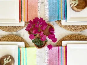 Bright colored napkins - set of 4