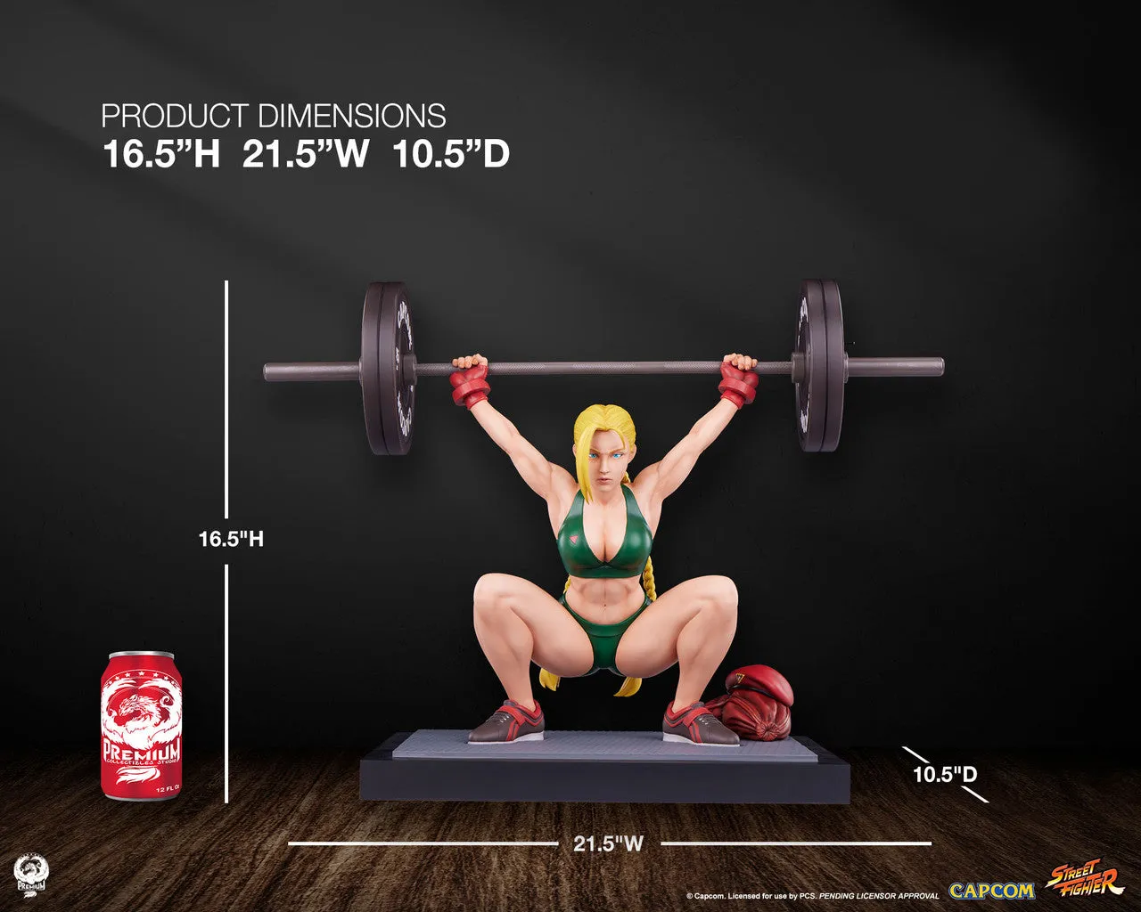 Cammy Powerlifting (Classic Edition) 1/4 Scale Statue