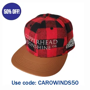 Carowinds Copperhead Moonshine Co. Flat Bill Cap