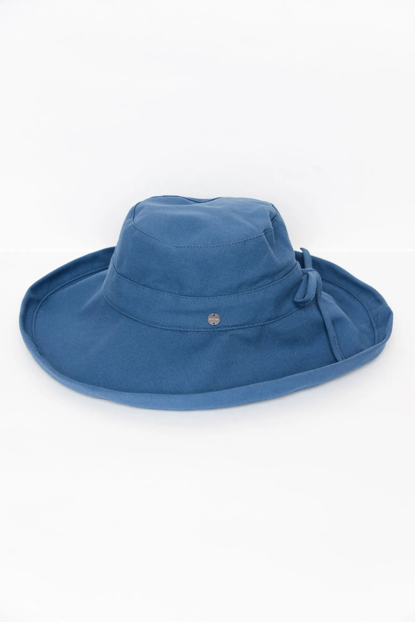 Coogee Navy Cotton Upturn Hat