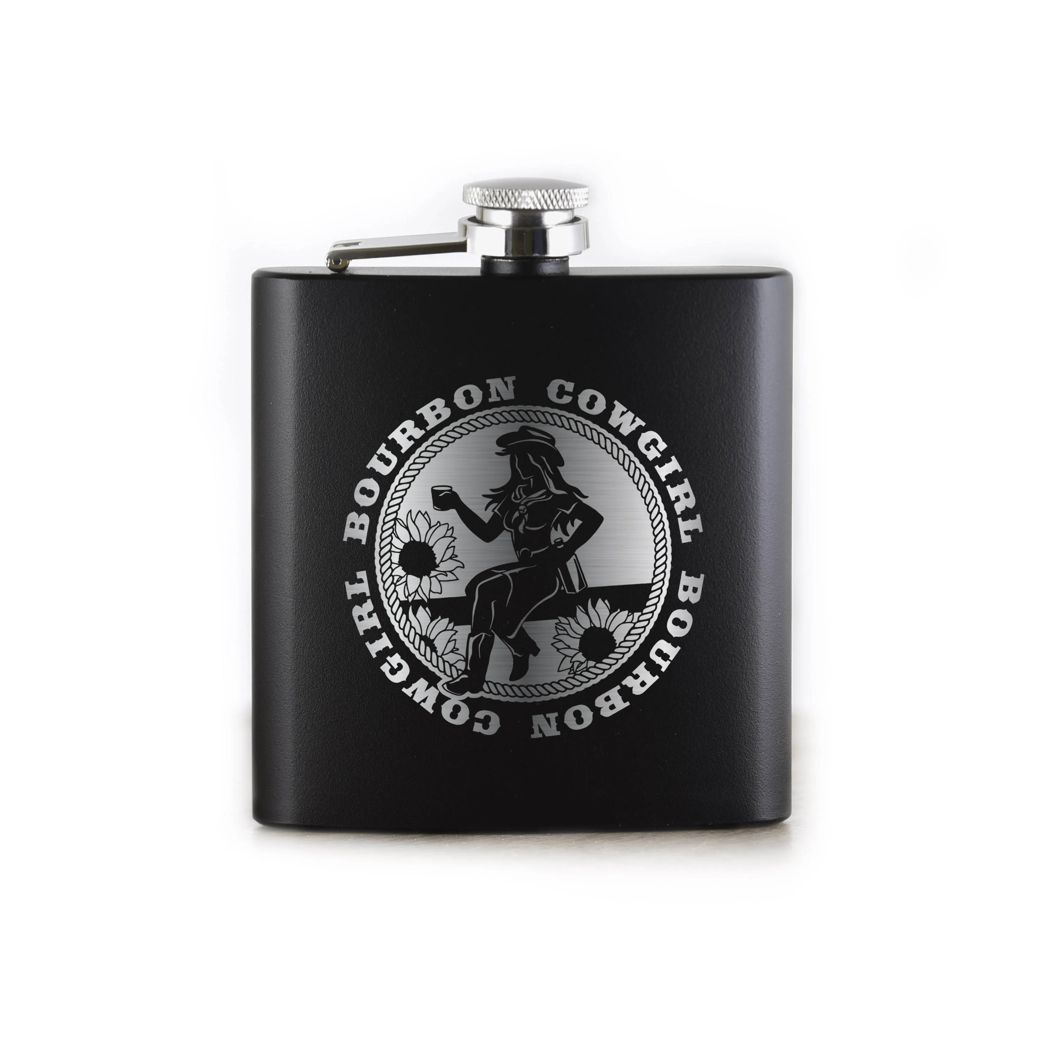 Cowgirl Flask Gift - Bourbon Cowgirl