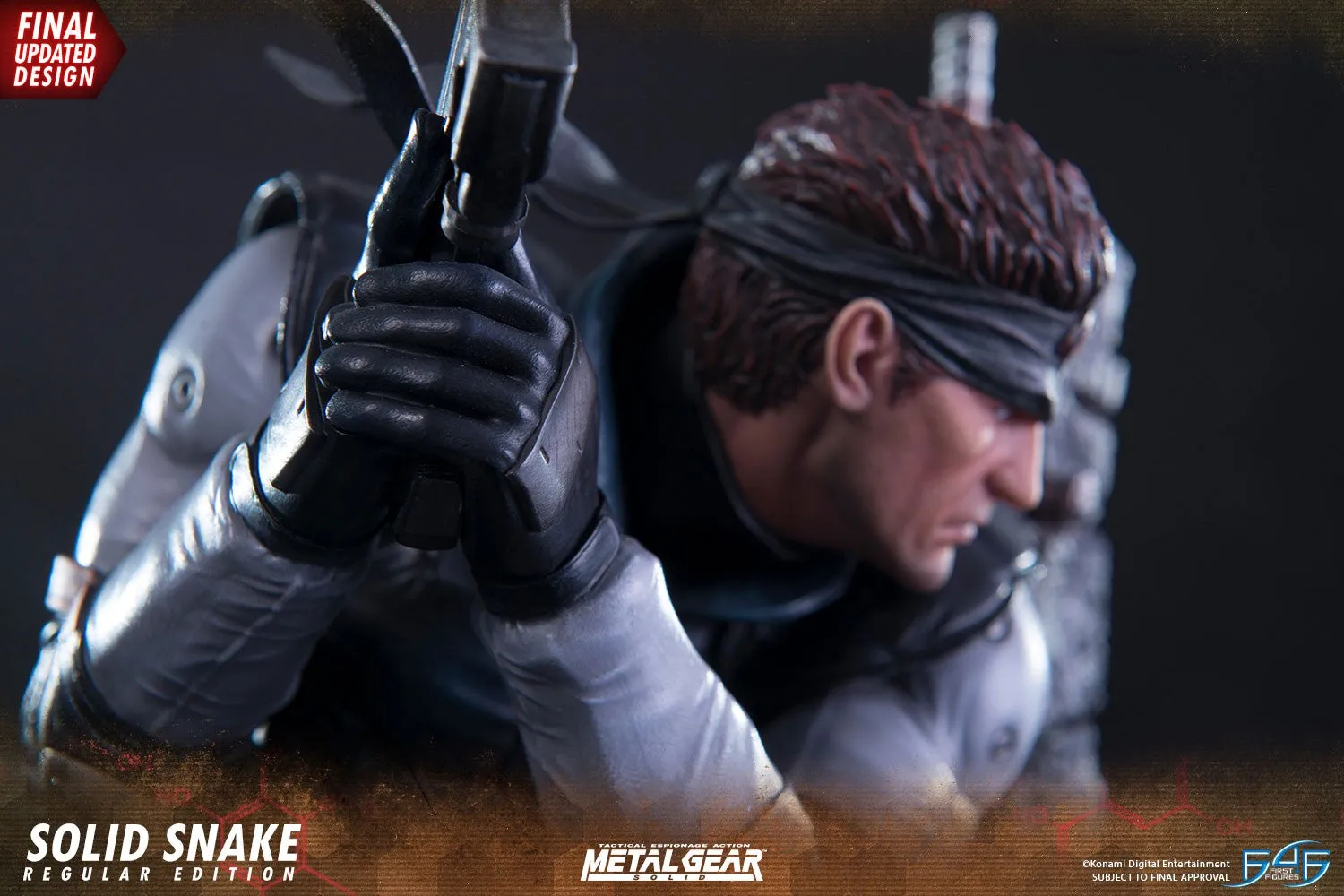 First 4 Figures is proud to present the highly anticipated Metal Gear Solid - Solid Snake statue