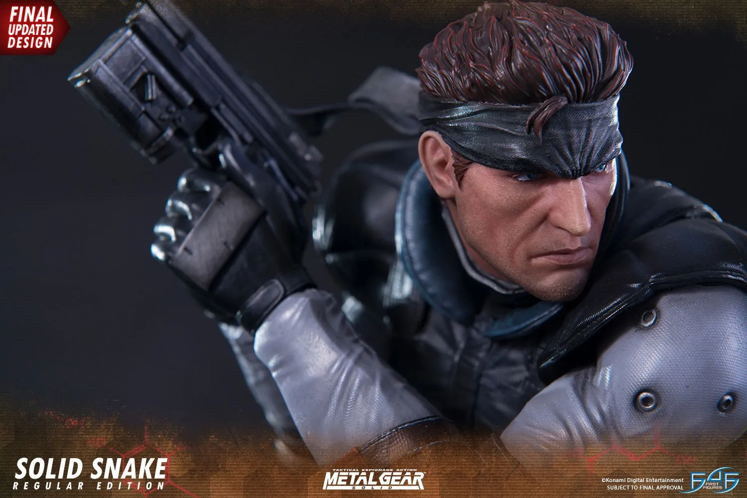 First 4 Figures is proud to present the highly anticipated Metal Gear Solid - Solid Snake statue