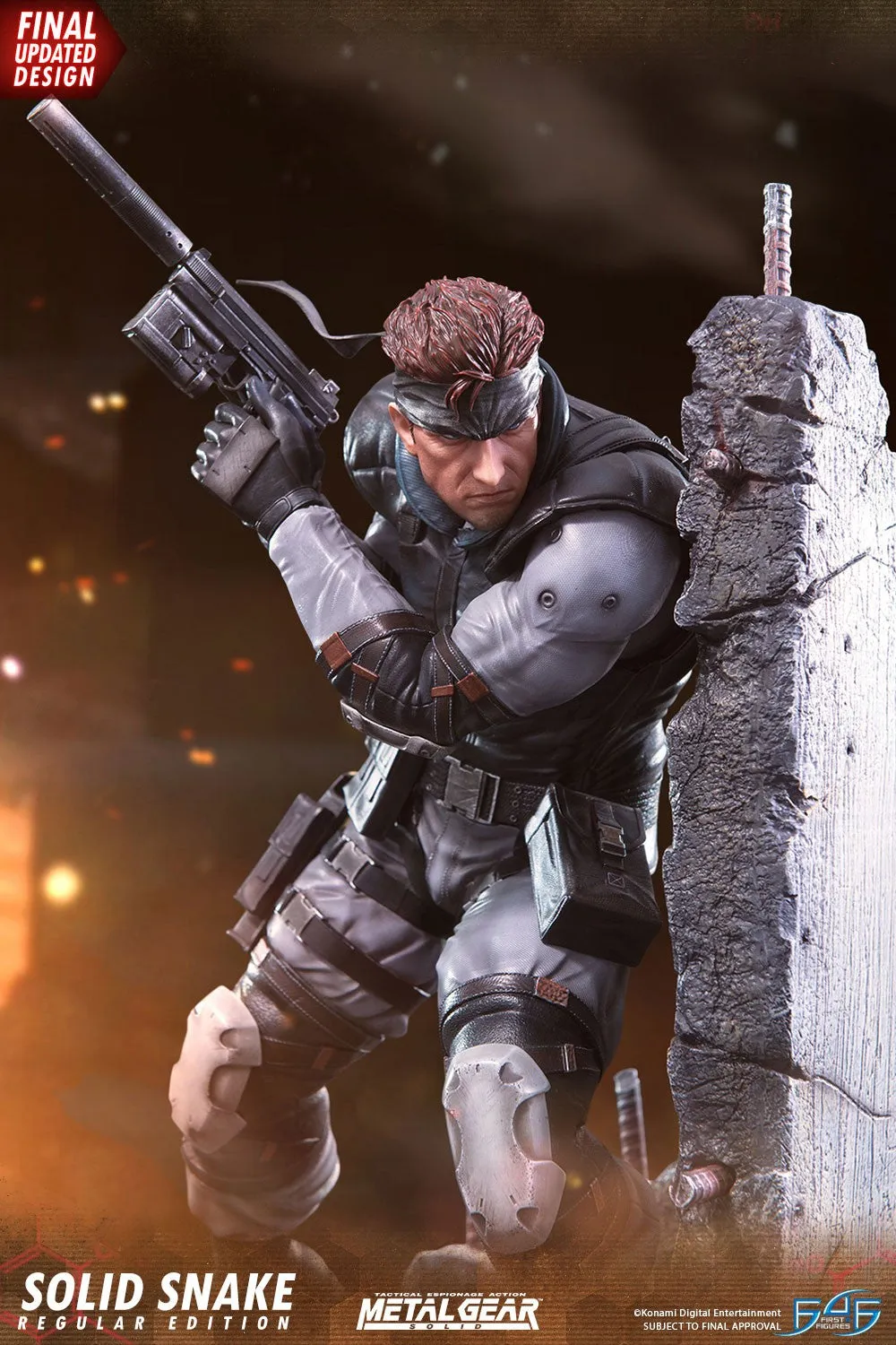 First 4 Figures is proud to present the highly anticipated Metal Gear Solid - Solid Snake statue