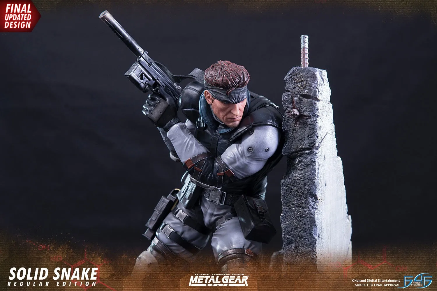 First 4 Figures is proud to present the highly anticipated Metal Gear Solid - Solid Snake statue