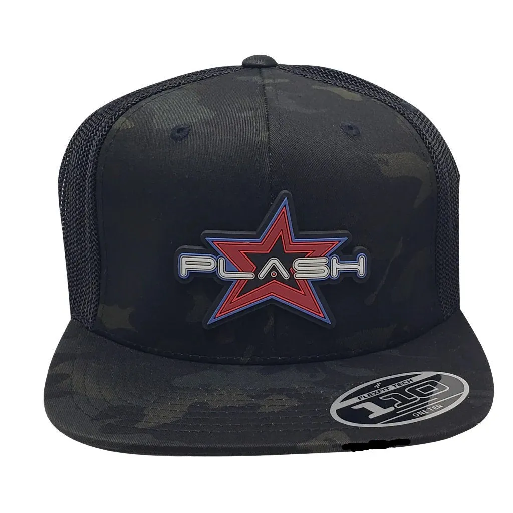 Flex-Fit Snap Back Cap | Black Camo