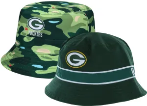 Green Bay Packers Reverse Bucket Hat, Green