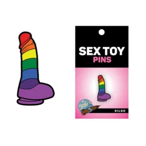 Sex Toy Pin Rainbow Dildo