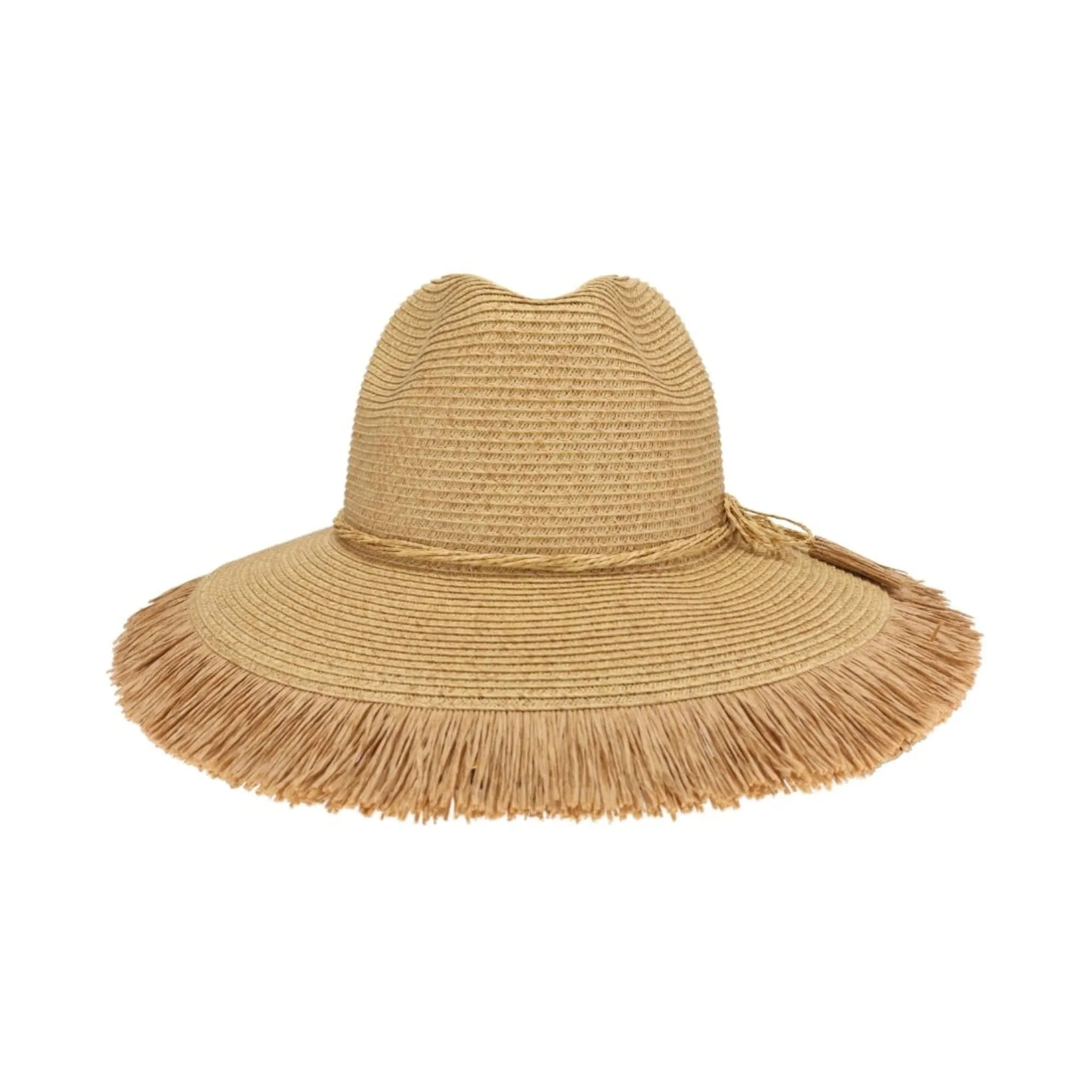 STH0030 Gloria Fringe Panama Hat