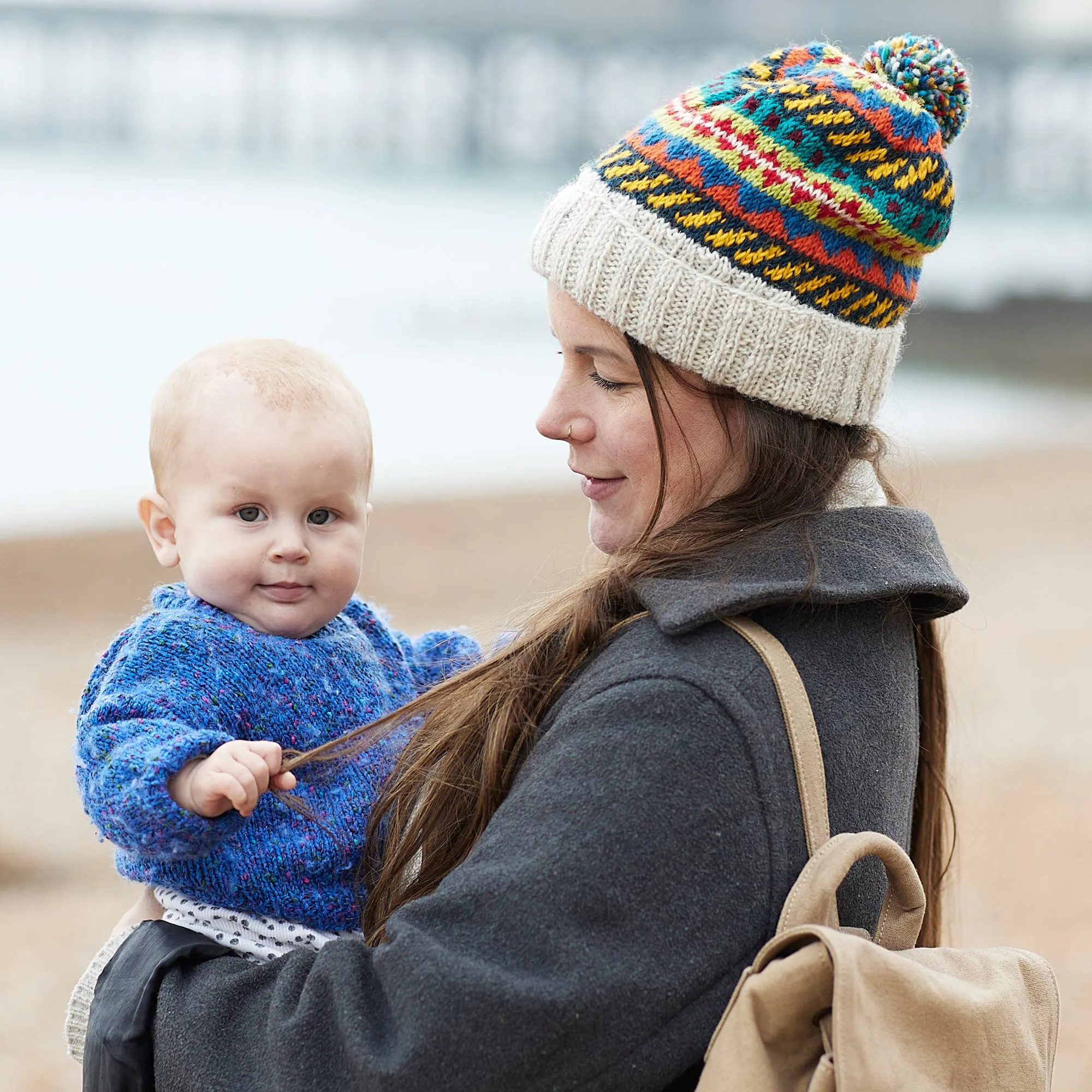 TAVAR Unisex Waste Wool Bobble Hat (WS)