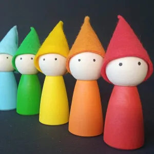 Wood Peg Dolls